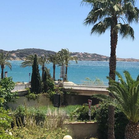 Bandol Roc Beach Vue Mer Grand T3 Face A La Plage Avec Parking Exterior foto